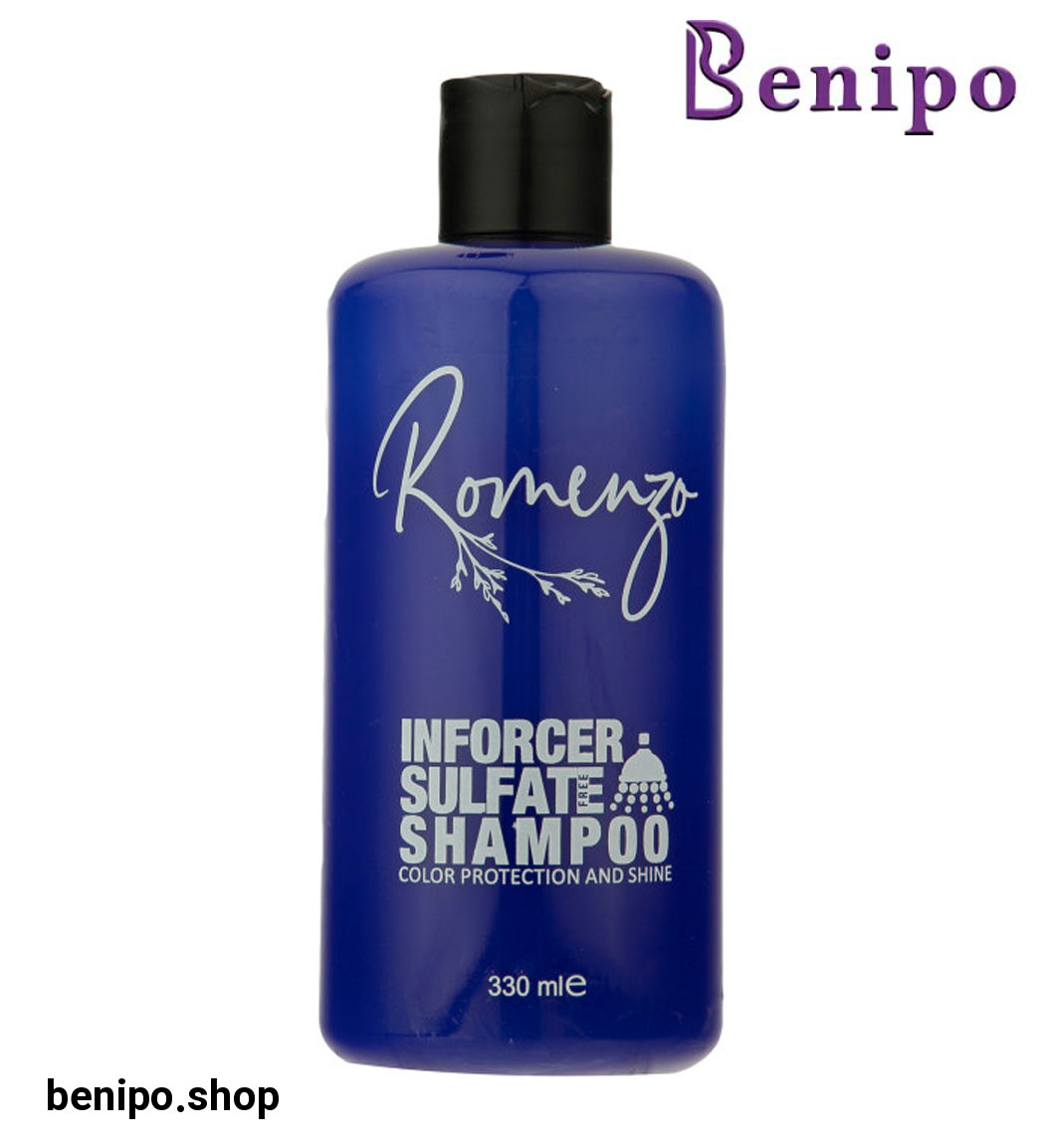 شامپوبدون سولفات براق کننده و تثبیت کننده رنگ مو INFORCER حجم 330 میل