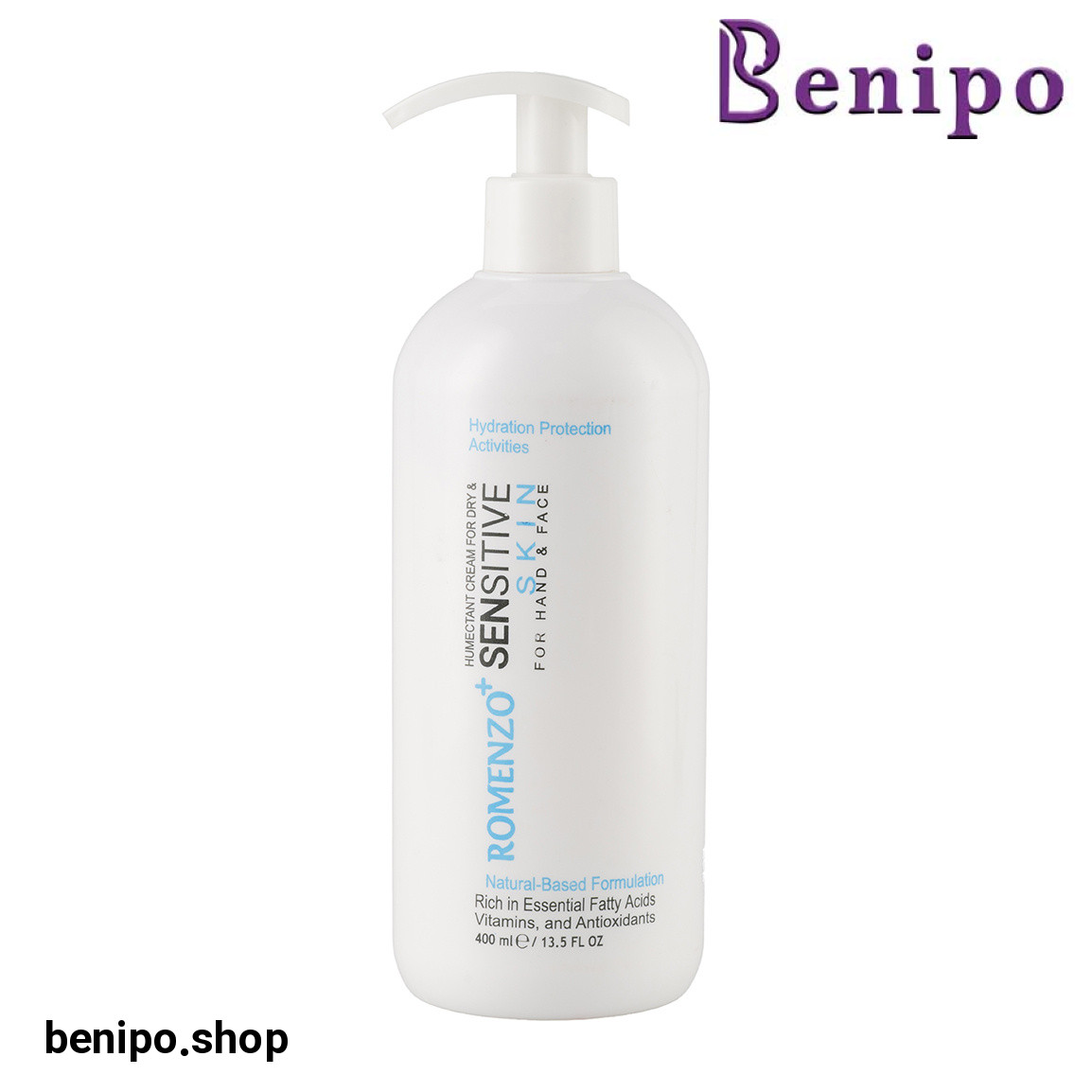 کرم مرطوب کننده عمیق و آبرسان مناسب پوست خشک و حساس حجم 400 میلی لیتر