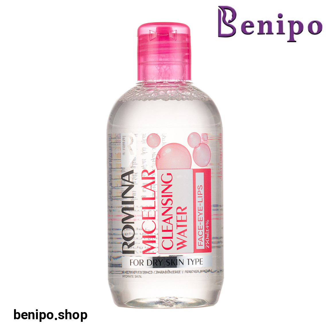 محلول پاک کننده آرایش چشم لب و صورت مناسب پوست خشک 250 میل