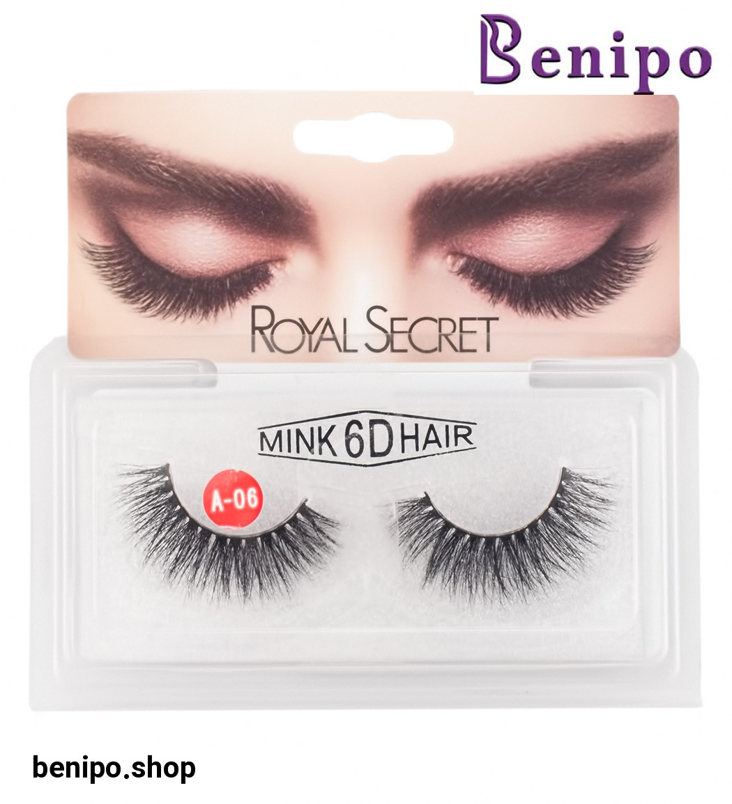 مژه طبیعی دست ساز کد F-49 شماره A-06