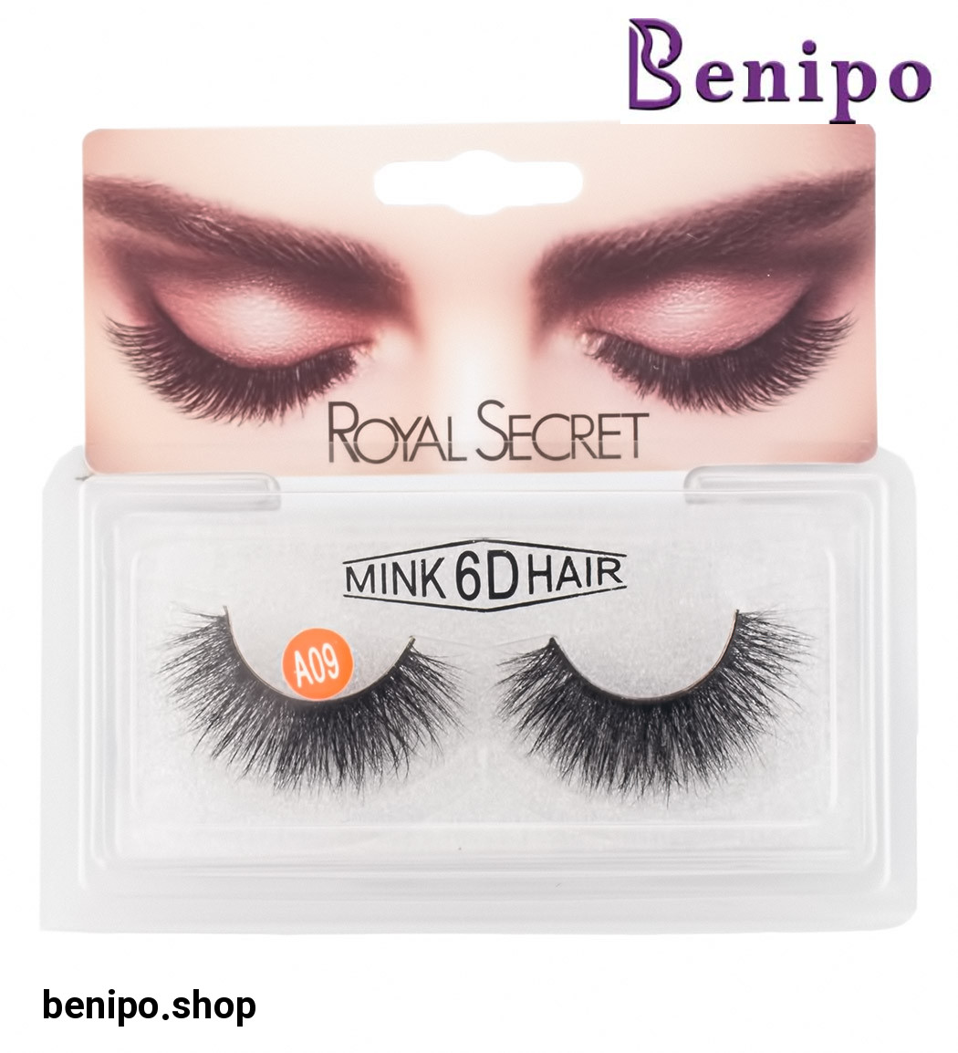 مژه طبیعی دست ساز کد F-49 شماره A-09