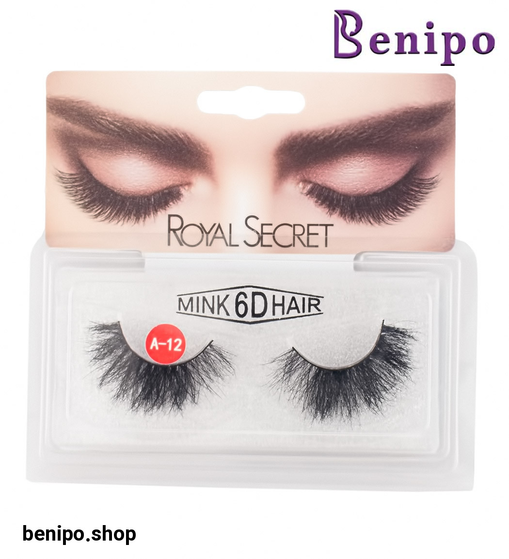 مژه طبیعی دست ساز کد F-49 شماره A-12