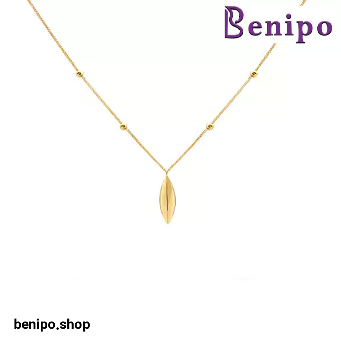 گردنبند طلا بادوم