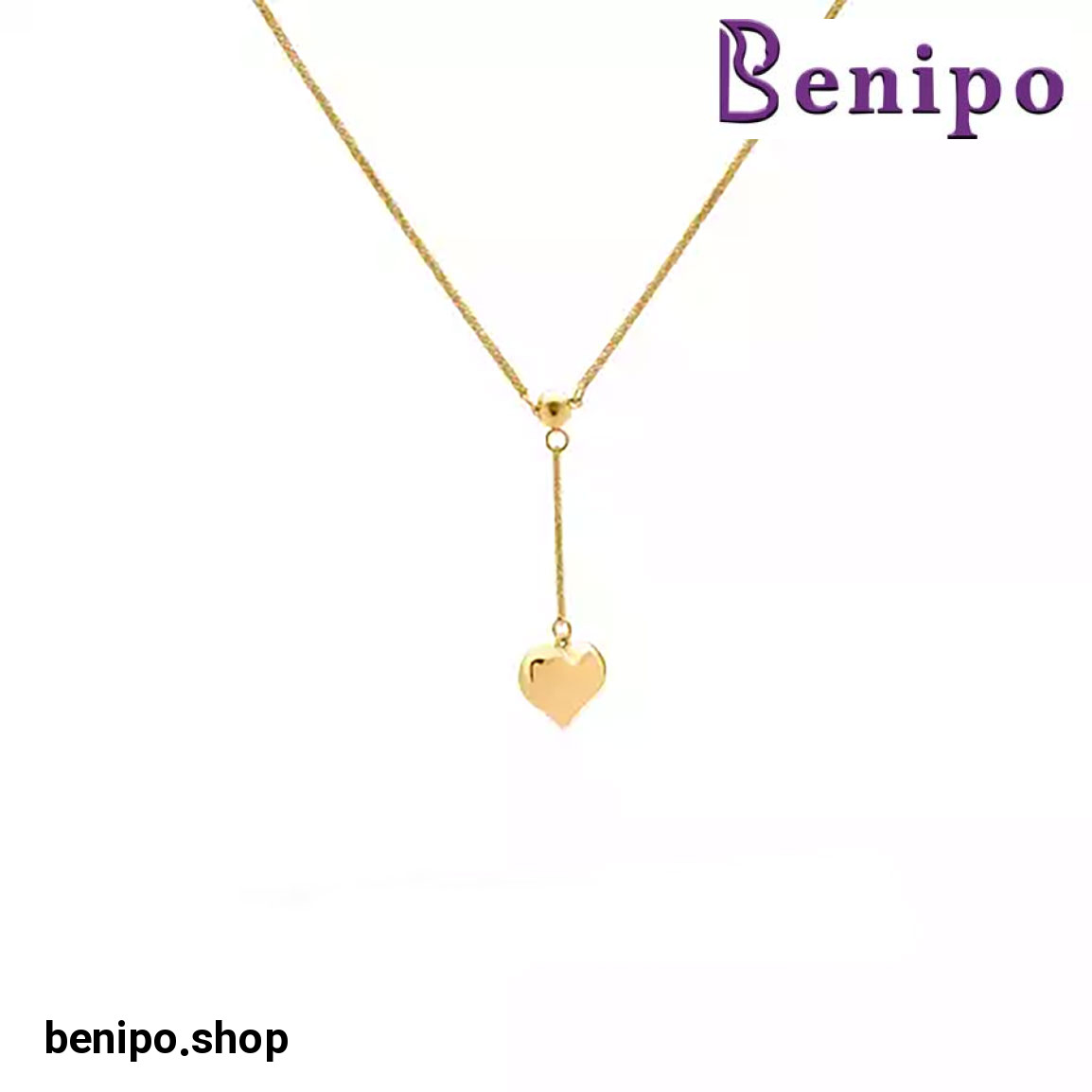 گردنبند آویز طلا قلب دامله