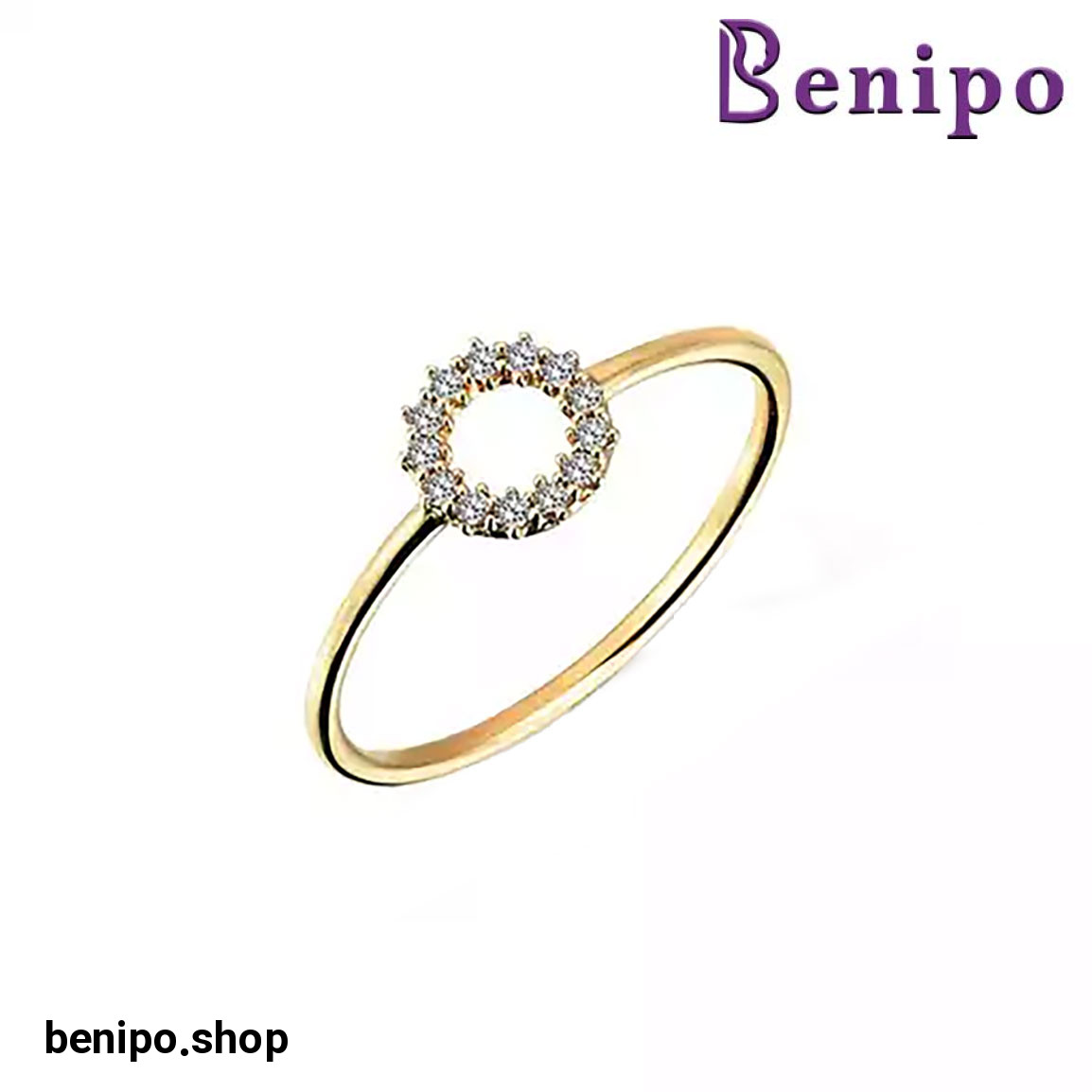 انگشتر طلا نگین دار درنیکا