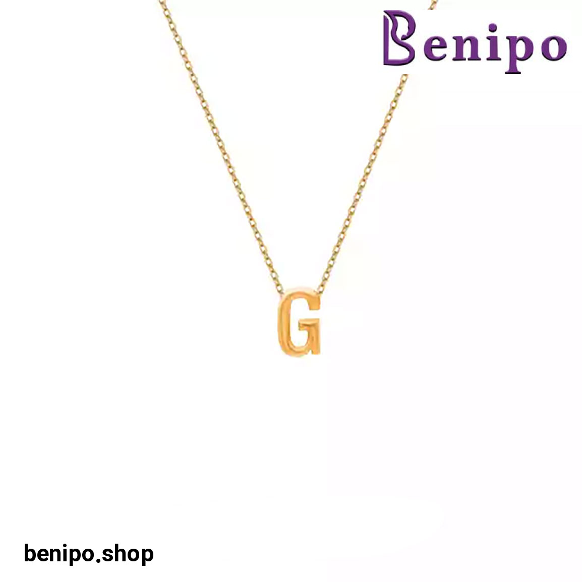 گردنبند طلا لیا حرف G