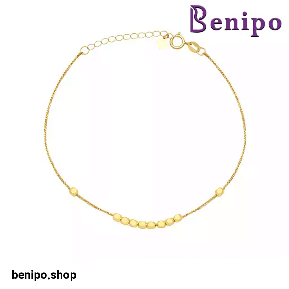 دستبند طلا گوی کوبیده