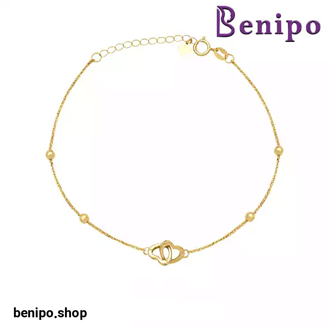 دستبند طلا زنجیری لوو