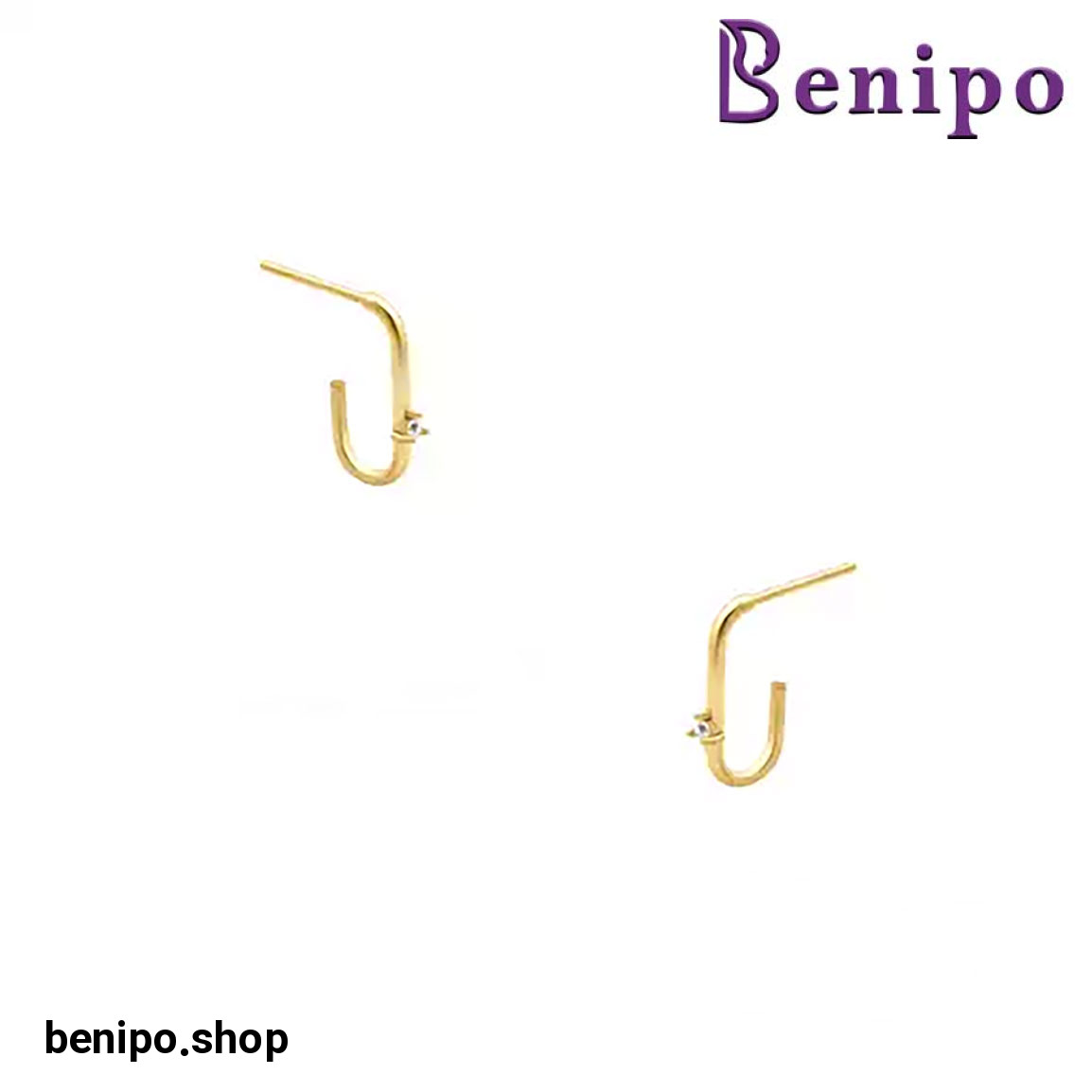 گوشواره طلا میخی