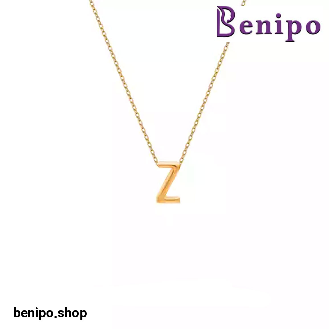 گردنبند طلا لیا حرف Z