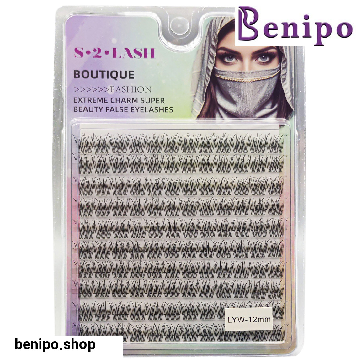مژه مصنوعی مدل LYW 12mm