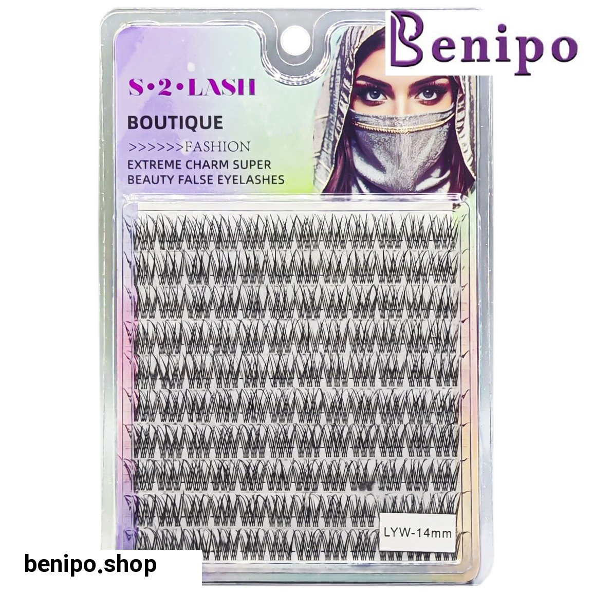 مژه مصنوعی مدل LYW 14mm
