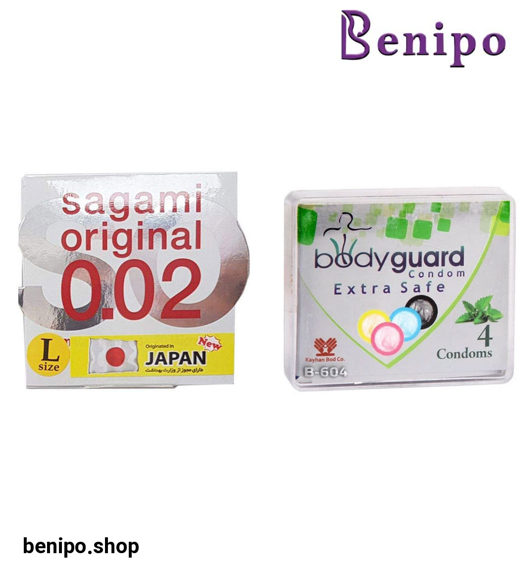 کاندوم بادی گارد مدل اکسترا سیف به همراه کاندوم سایز لارج