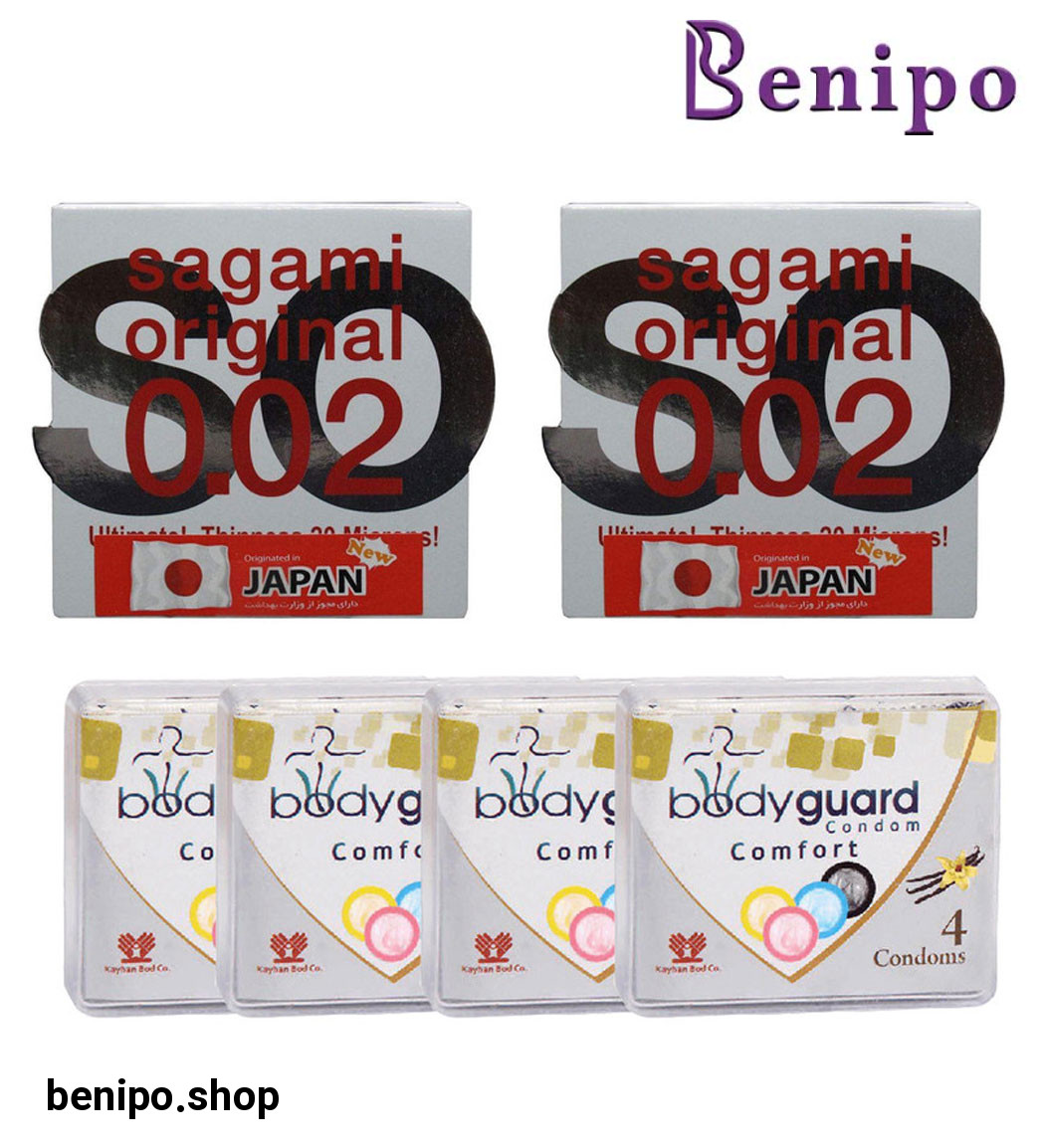 کاندوم بادی گارد مدل Comfort بسته 4 عددی به همراه کاندوم مدل نرمال 2 عددی