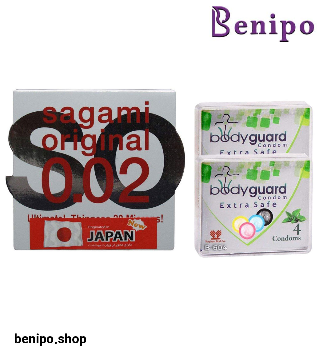 کاندوم بادی گارد مدل اکسترا سیف به همراه کاندوم مدل نرمال