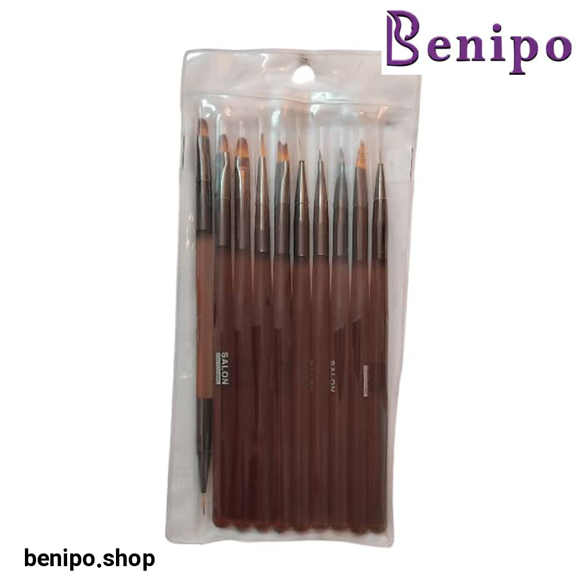 قلم کاشت و طراحی ناخن بسته 10 عددی