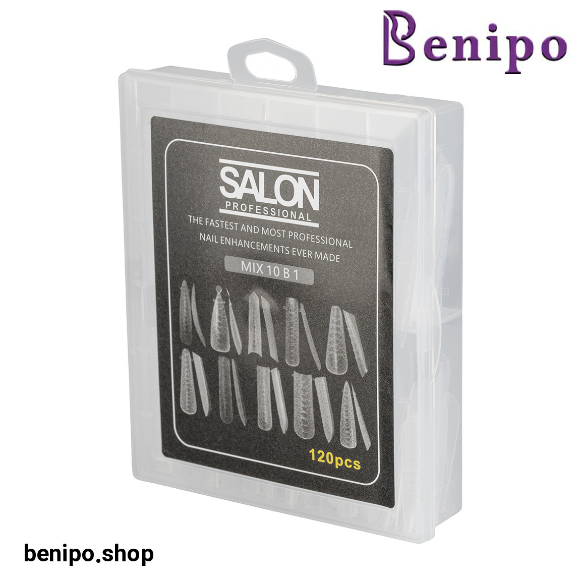 قالب کاشت ناخن بسته 120 عددی