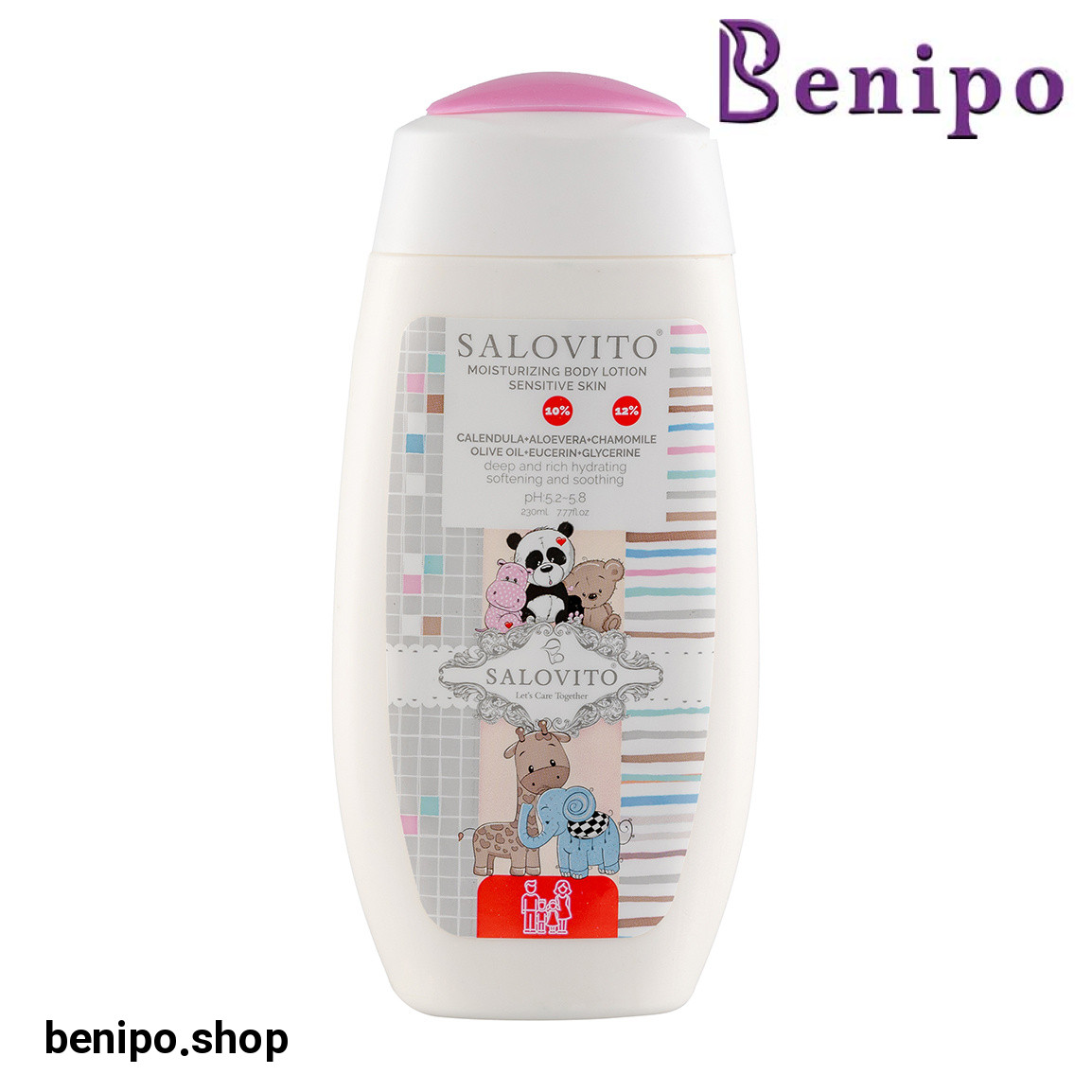 لوسیون مرطوب کننده بدن کودک بالای یک سال حاوی 10% آلوئه ورا حجم 230 میلی لیتر