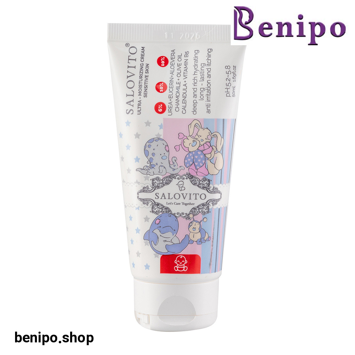 کرم مرطوب کننده قوی کودک زیر یک سال حجم 50 میلی لیتر