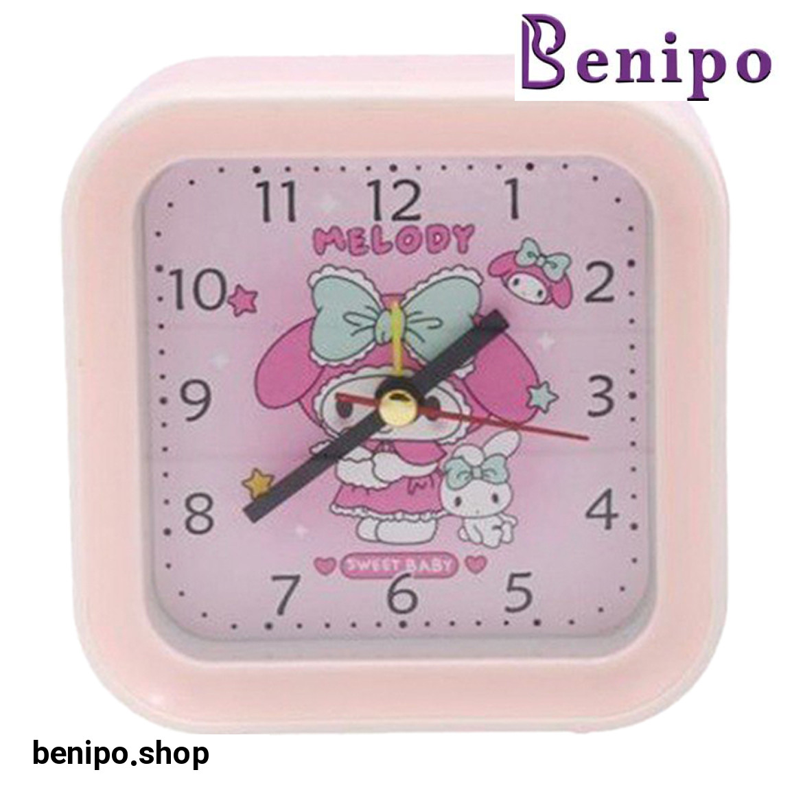 ساعت رومیزی مربع طرح سانریو کد 454-13