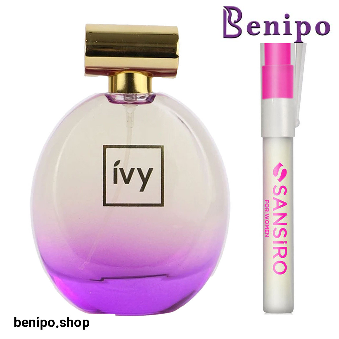 پک دو عددی ادکلن زنانه مدل Ivy به همراه ادکلن خودکاری مدل Olympea PACO RABANNE