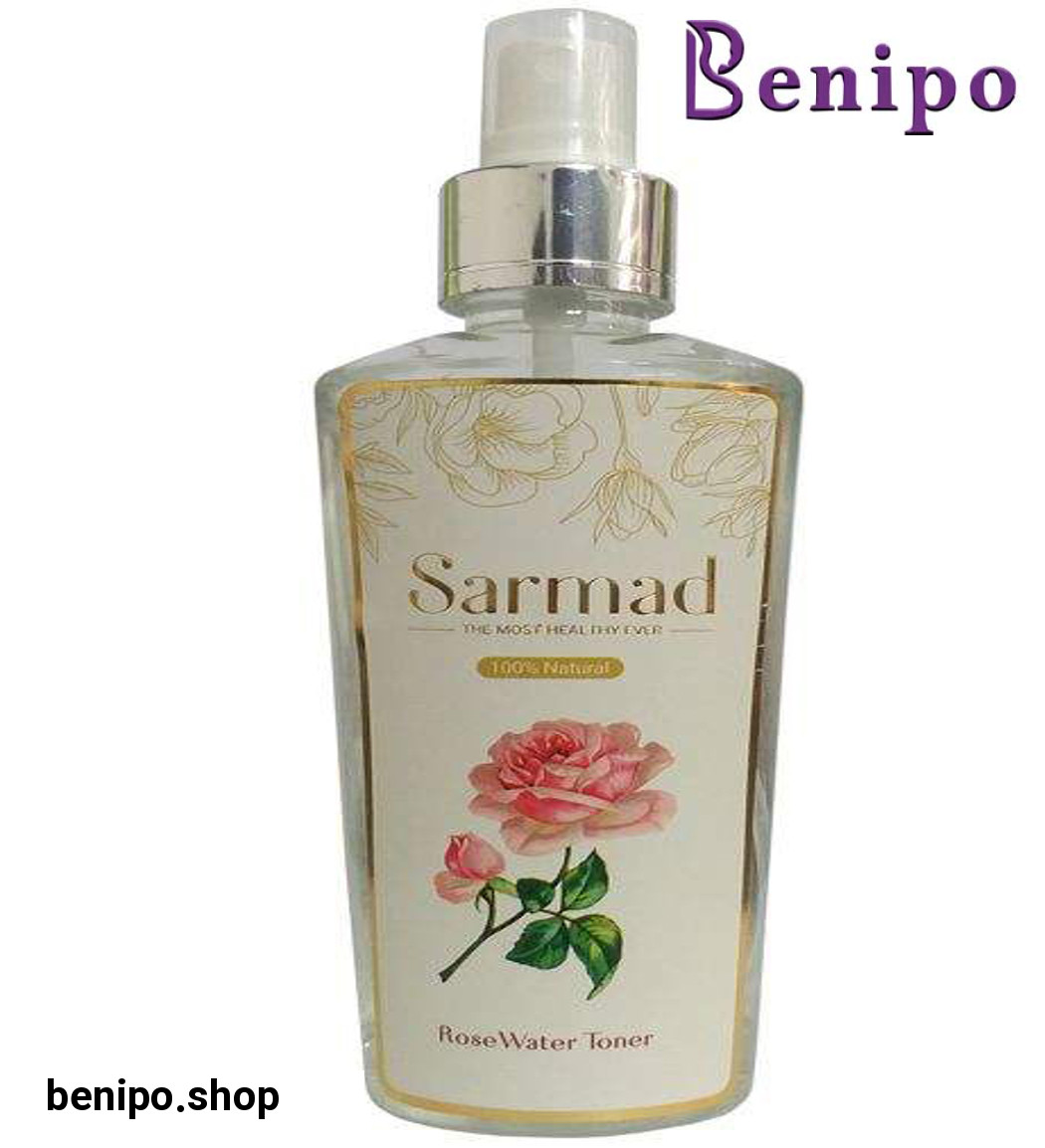 تونر صورت گلاب مدل نقره ای 140 میل