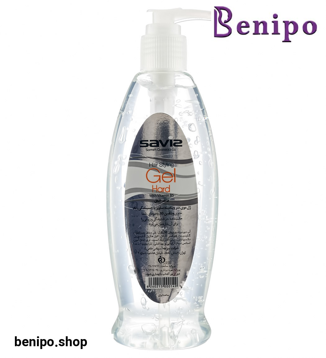 ژل موی سر ویتامینه با چسبندگی زیاد حاوی ویتامین B5 حجم 300گرم