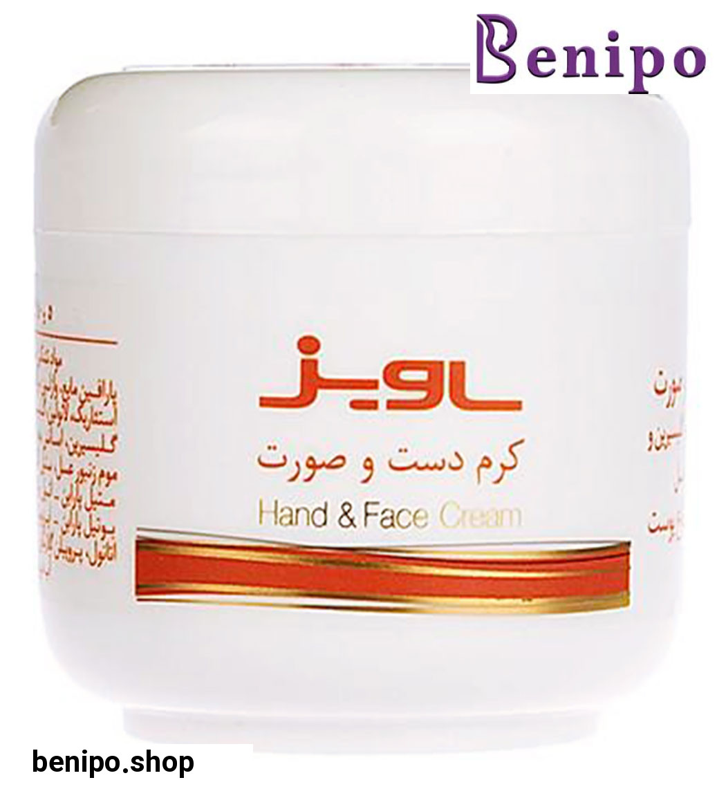 کرم دست و صورت حاوی روغن بادام گلیسیرین و موم زنبور عسل مناسب انواع پوست 140گرم