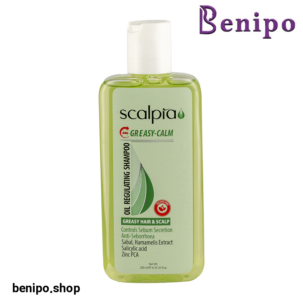 شامپو کنترل کننده چربی پوست سر مناسب موهای چرب حجم 200 میلی لیتر