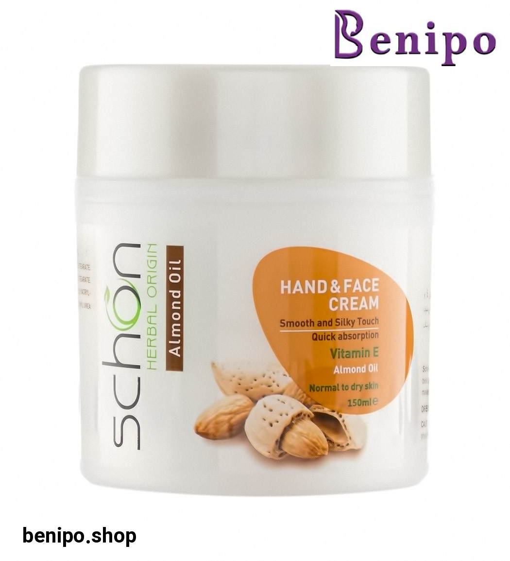 کرم دست و صورت حاوی روغن بادام 150میل