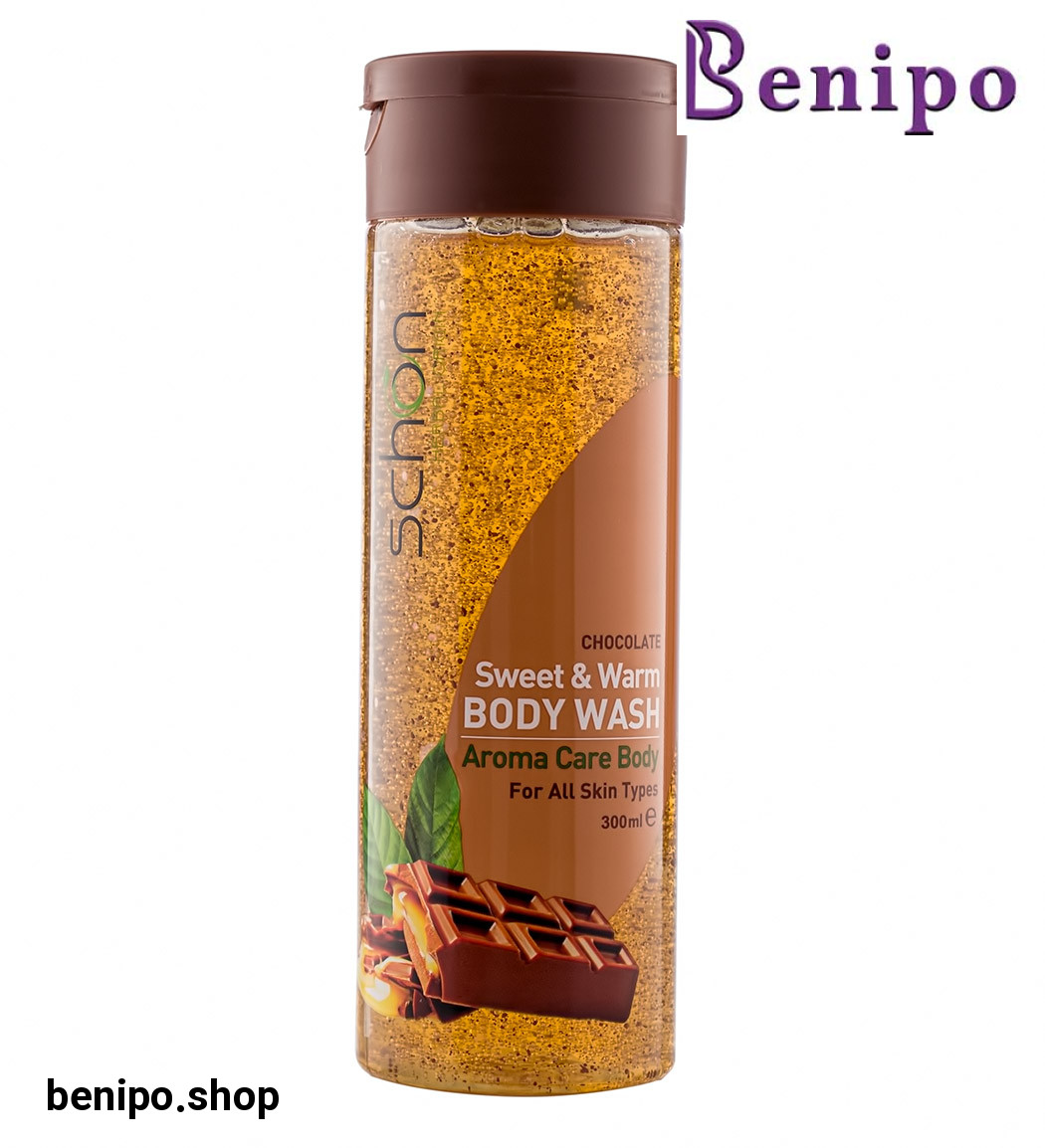 شامپو بدن اسکراب دار با رایحه شکلات