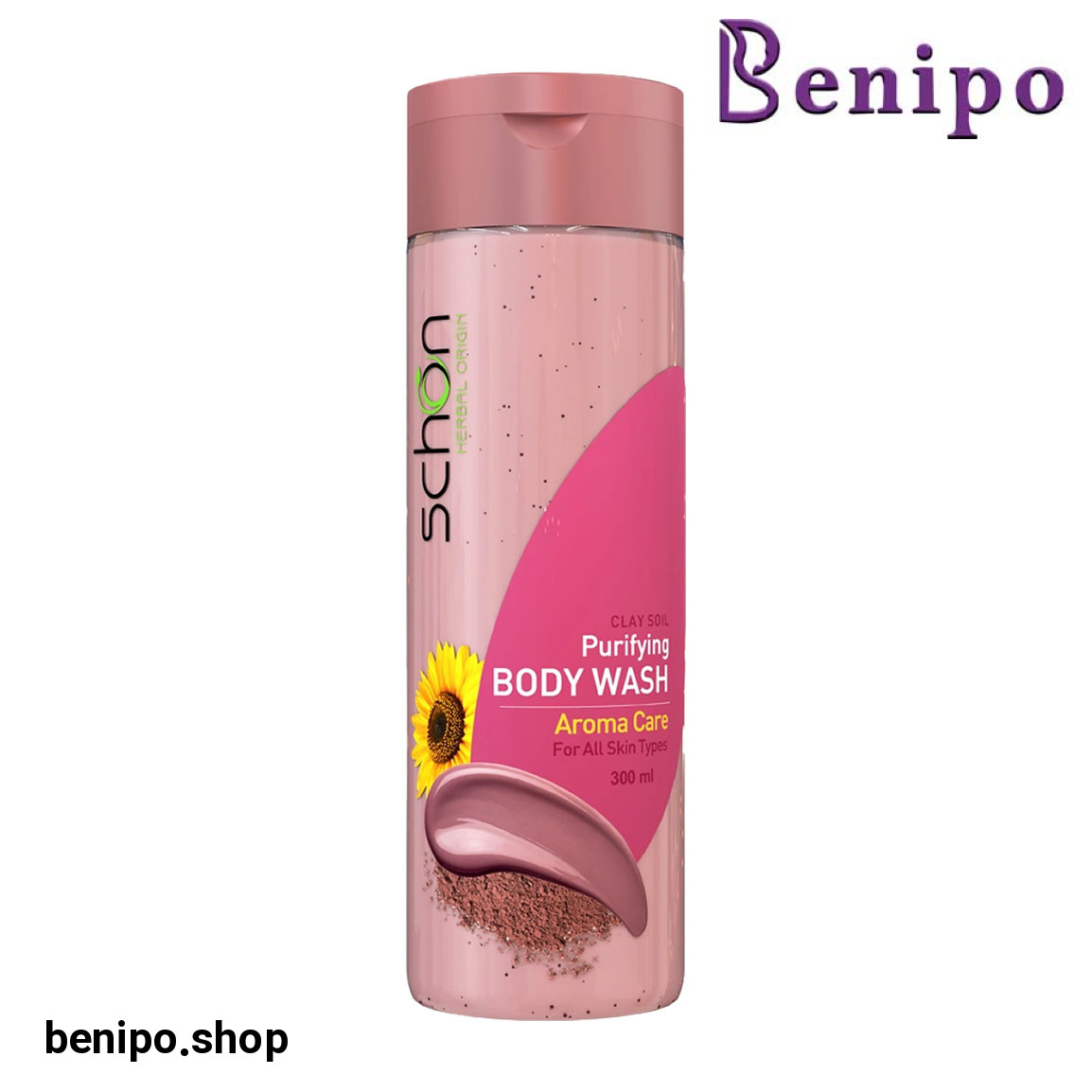 شامپو بدن پاک کننده خاک رس حجم 300 میلی لیتر