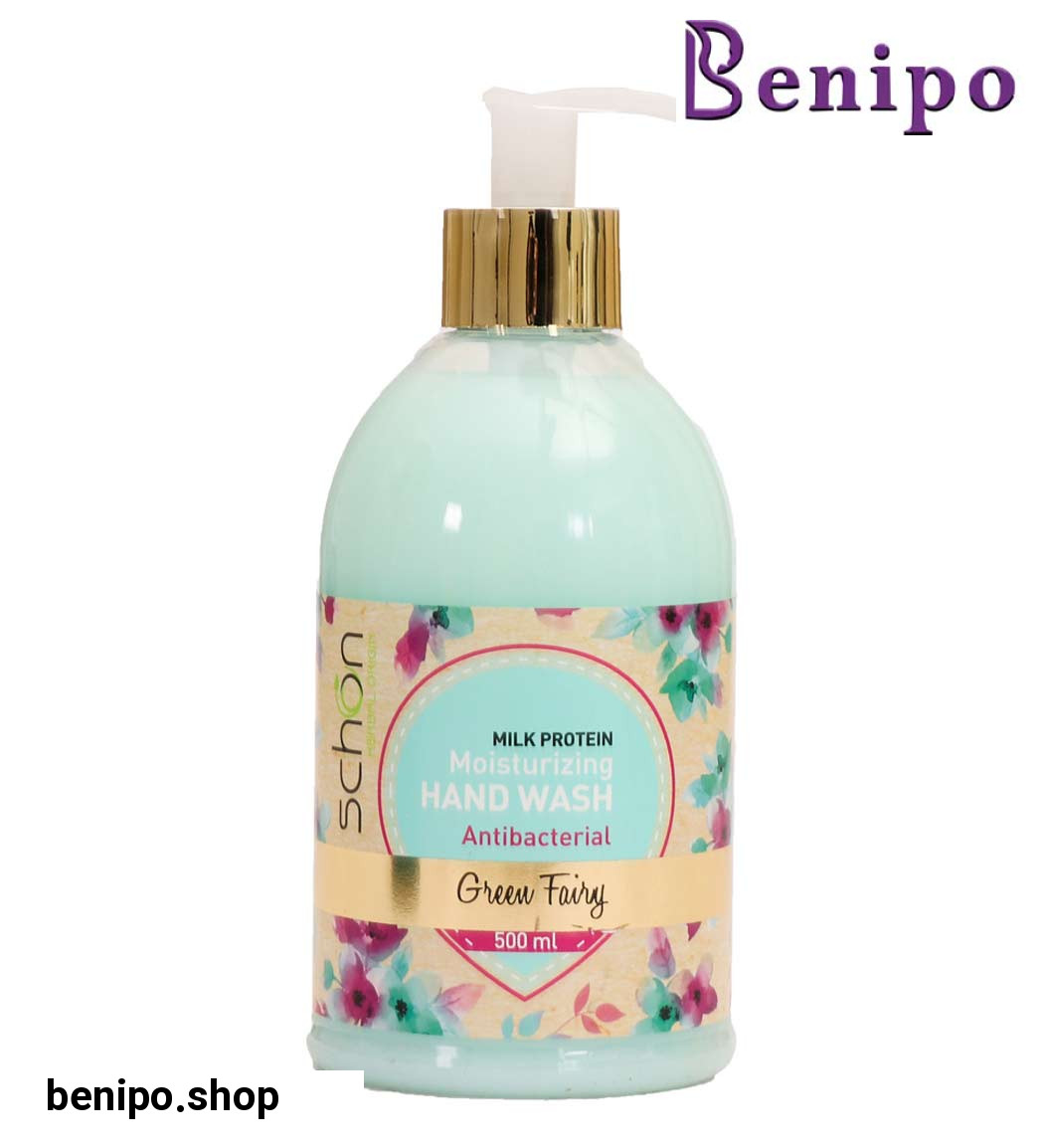 مایع دستشویی آنتی باکتریال کرمی مرطوب کننده مدل گرین فیری 500 میل