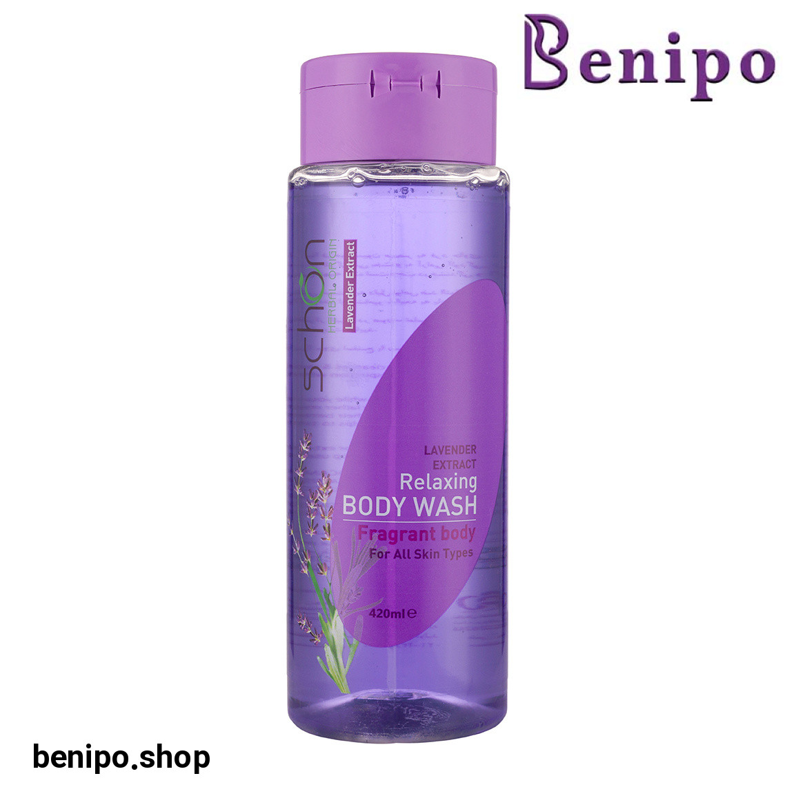 شامپو بدن با عصاره اسطوخودوس حجم 420 میلی لیتر