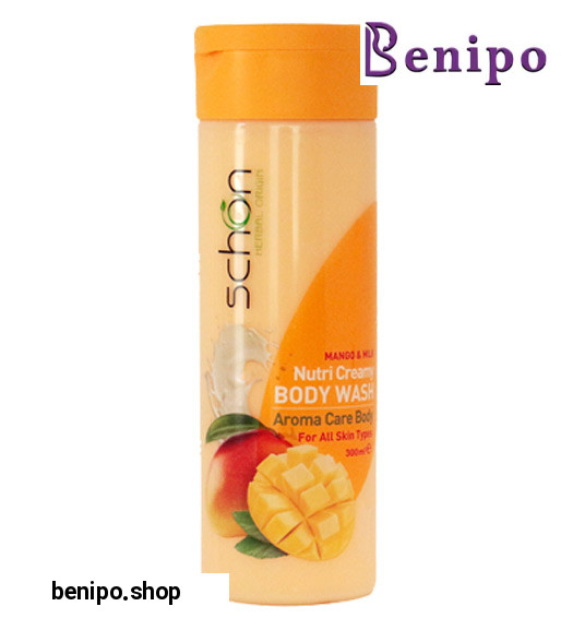 شامپو بدن کرمی شیر و انبه