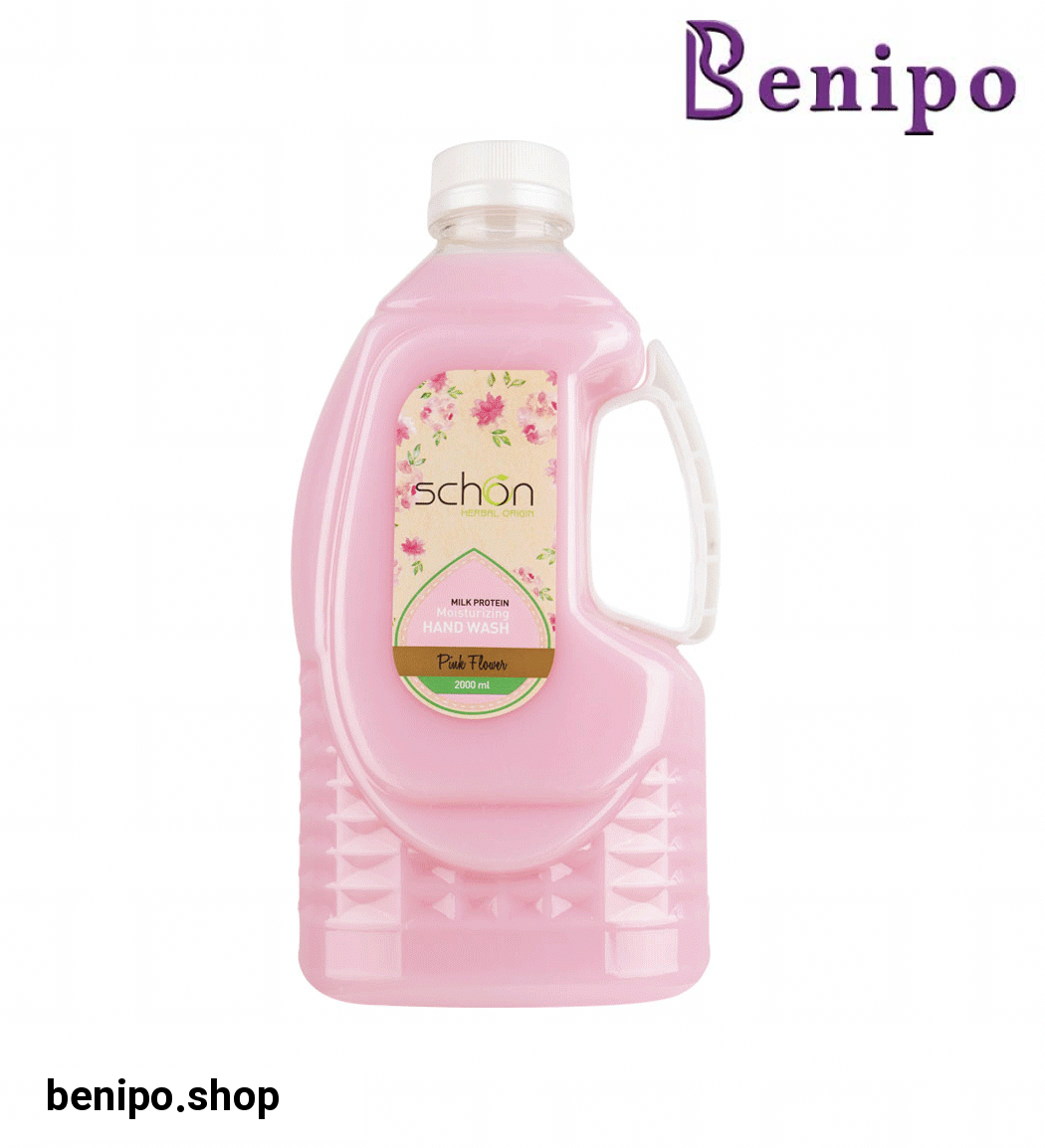 مایع دستشویی آنتی باکتریال کرمی صورتی پینک فلاور 2000 میل