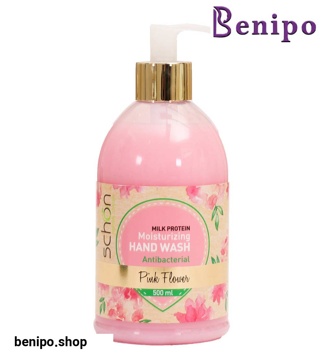 مایع دستشویی آنتی باکتریال کرمی مرطوب کننده مدل پینک فلاور 500 میل