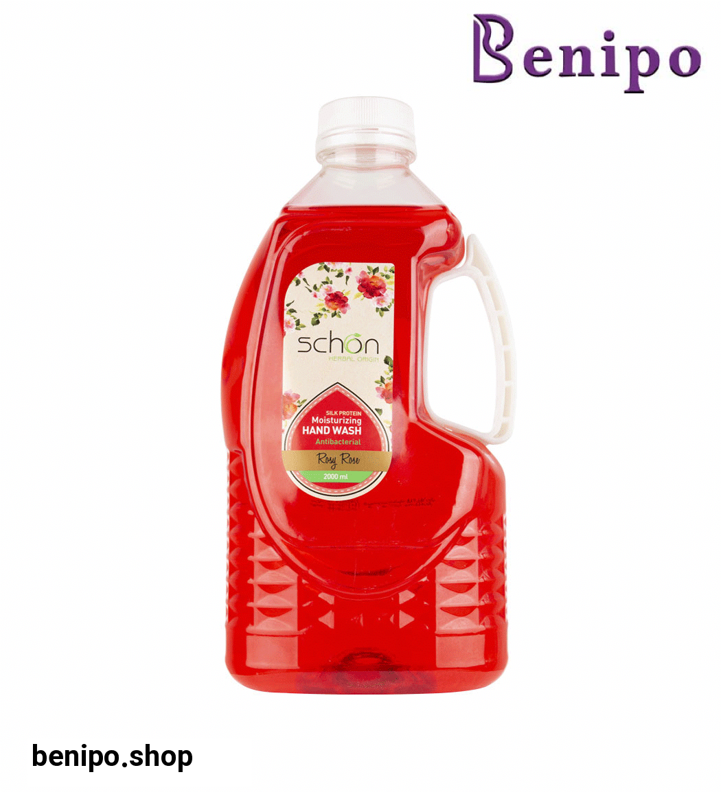 ‫مایع دستشویی  شفاف قرمز رزی رز 2000میل