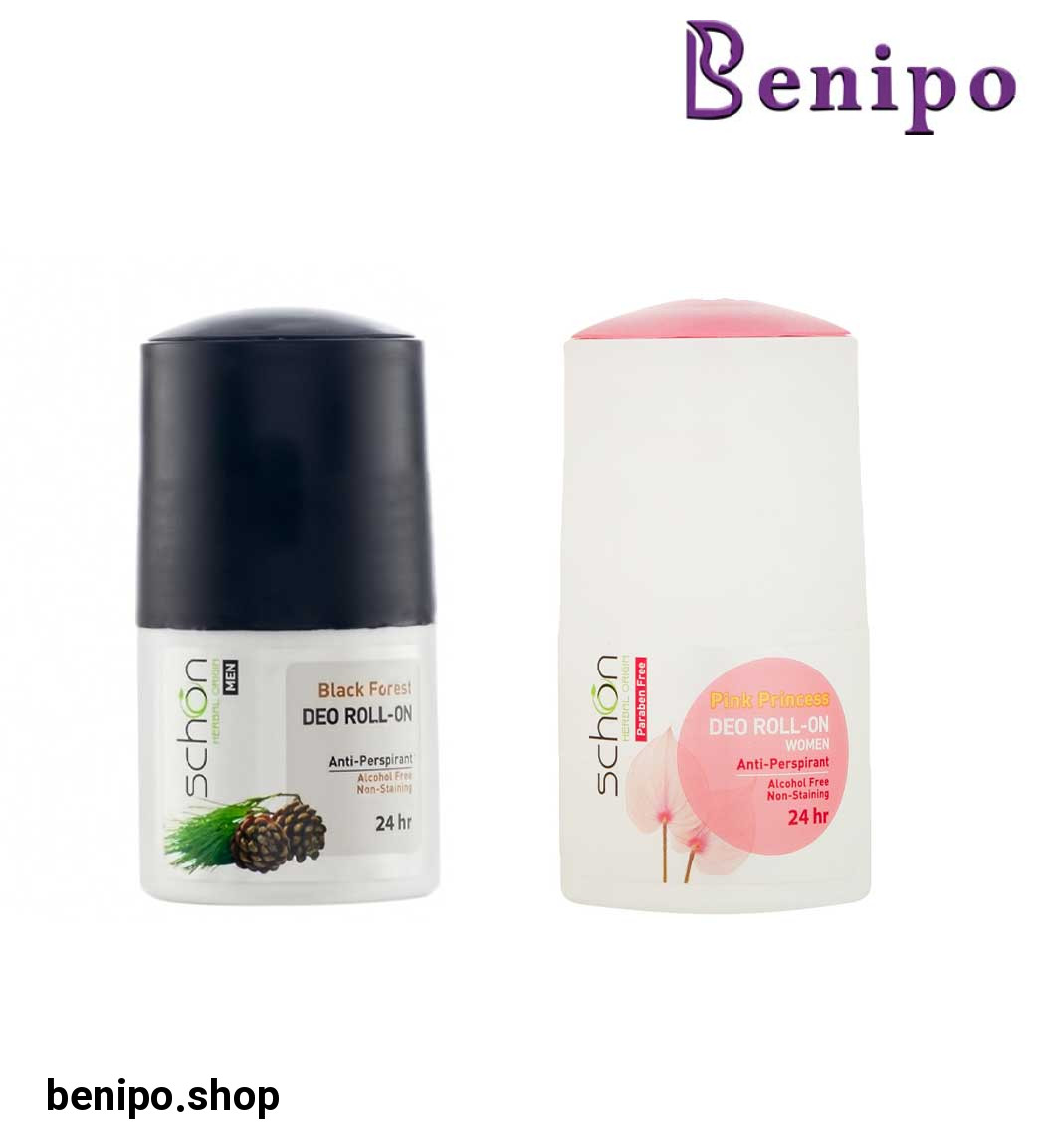 پک دئودورانت رولی مردانه بلک فارست و مام رول ضد تعریق زنانه مدل پینک پرنسس