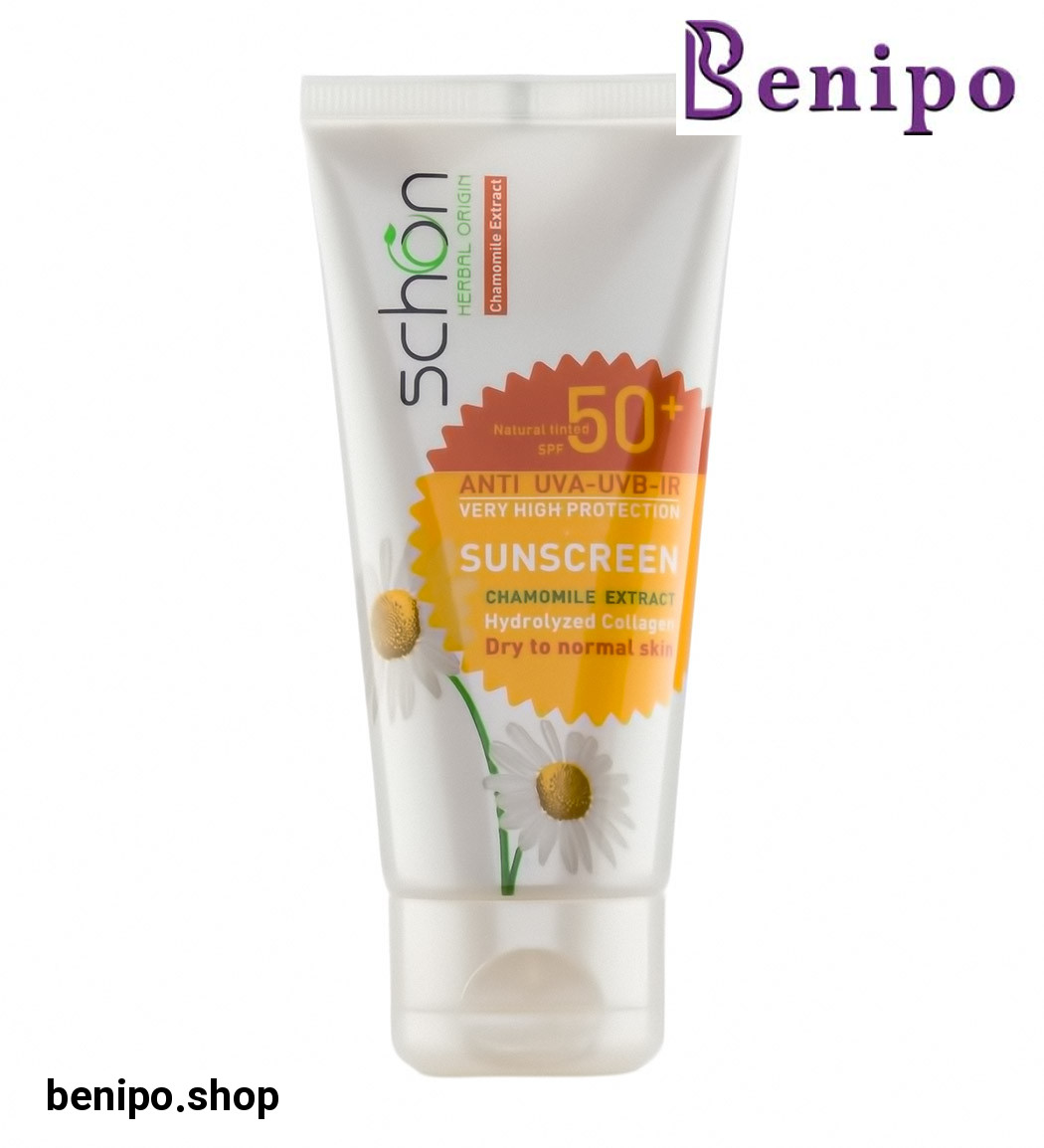 ضد آفتاب رنگی SPF50 مناسب پوست خشک و نرمال 50میل