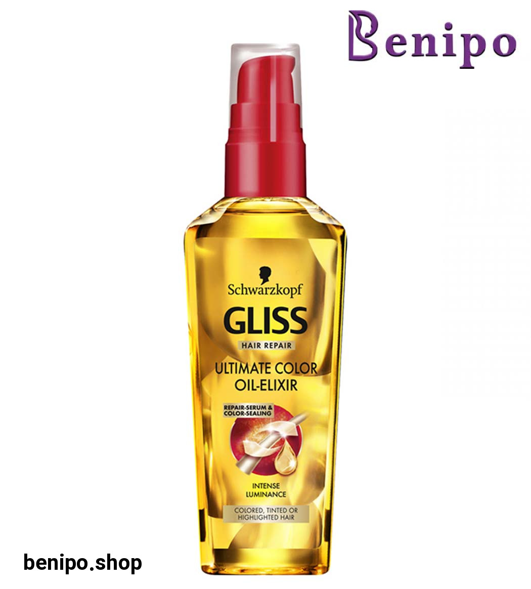 روغن موهای رنگ شده