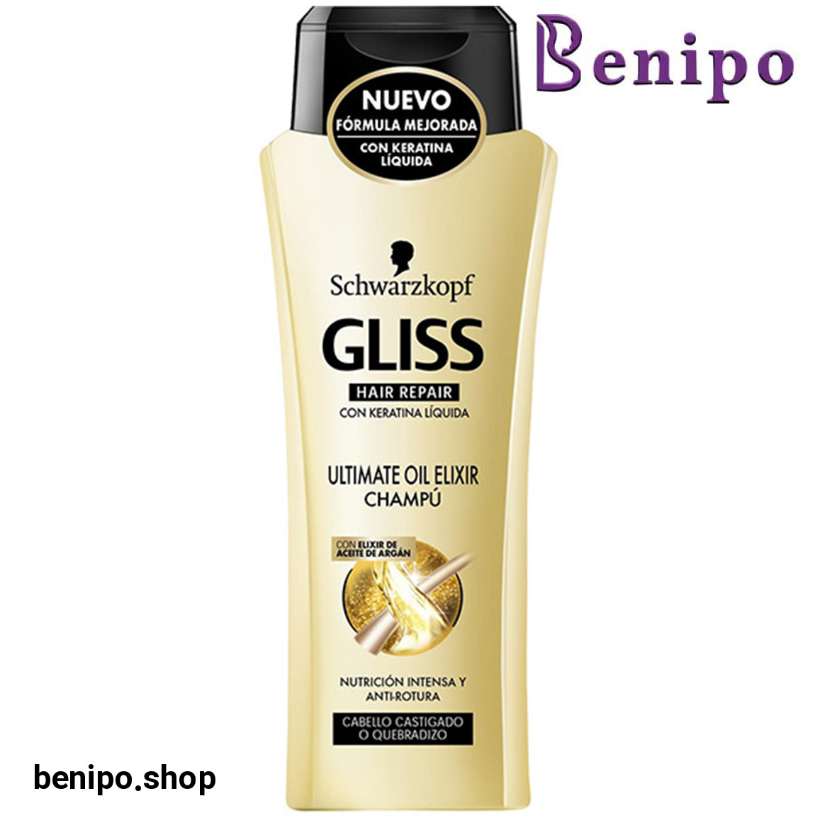 شامپو ترمیم کننده طلایی 400 میلی لیتر