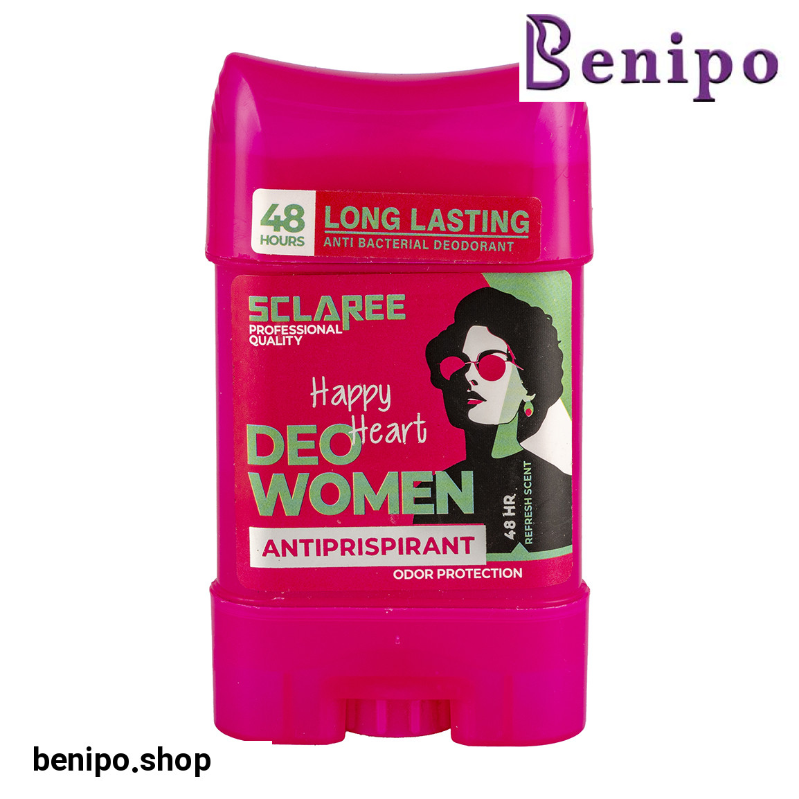 استیک ضد تعریق زنانه مدل Happy Heart حجم 75 میلی لیتر