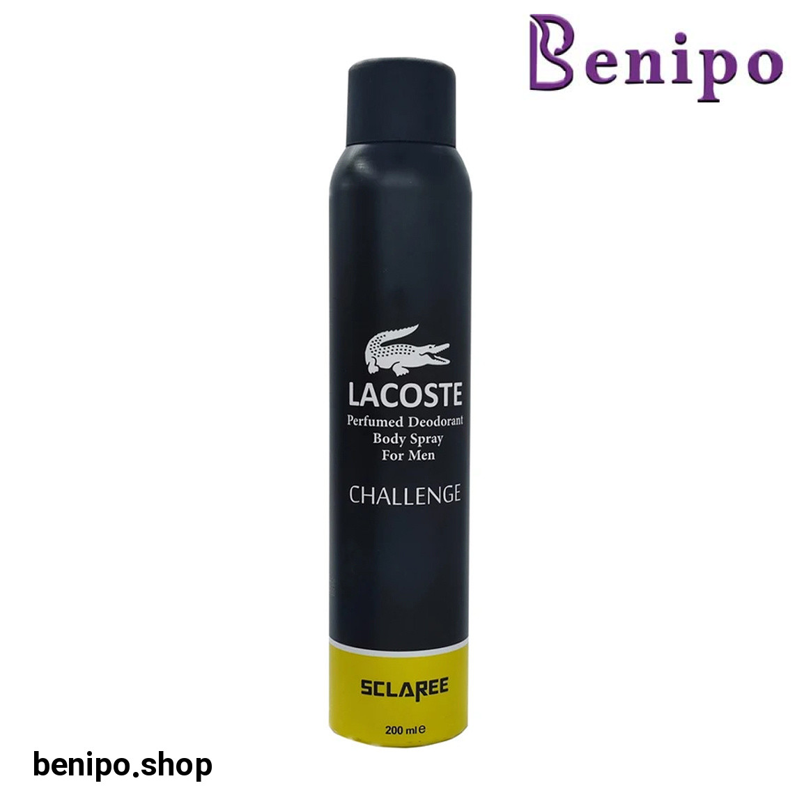 اسپری بدن مردانه مدل Lacoste Challenge حجم 200 میلی لیتر