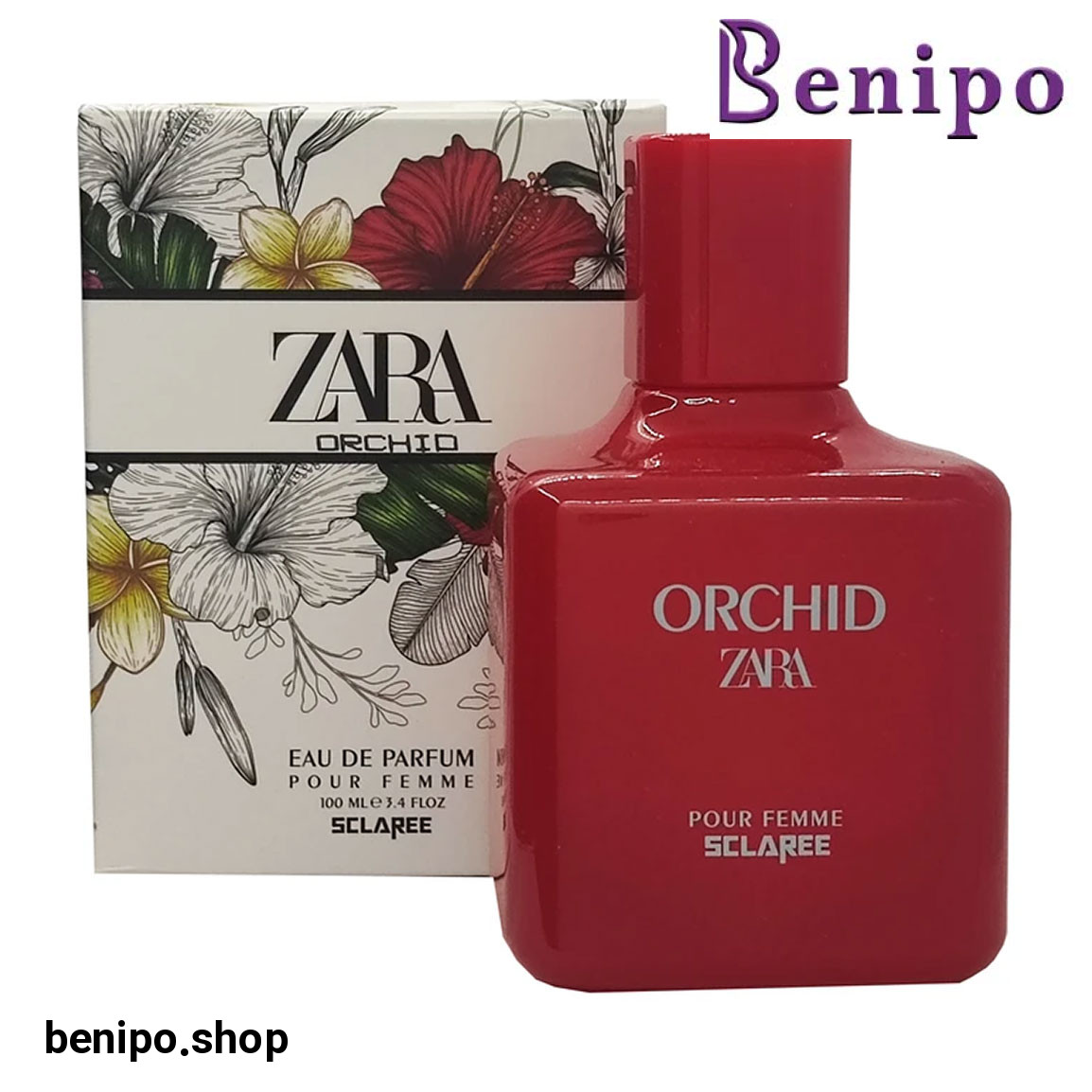 ادوپرفیوم زنانه مدل Orchid Zara حجم 100 میلی لیتر