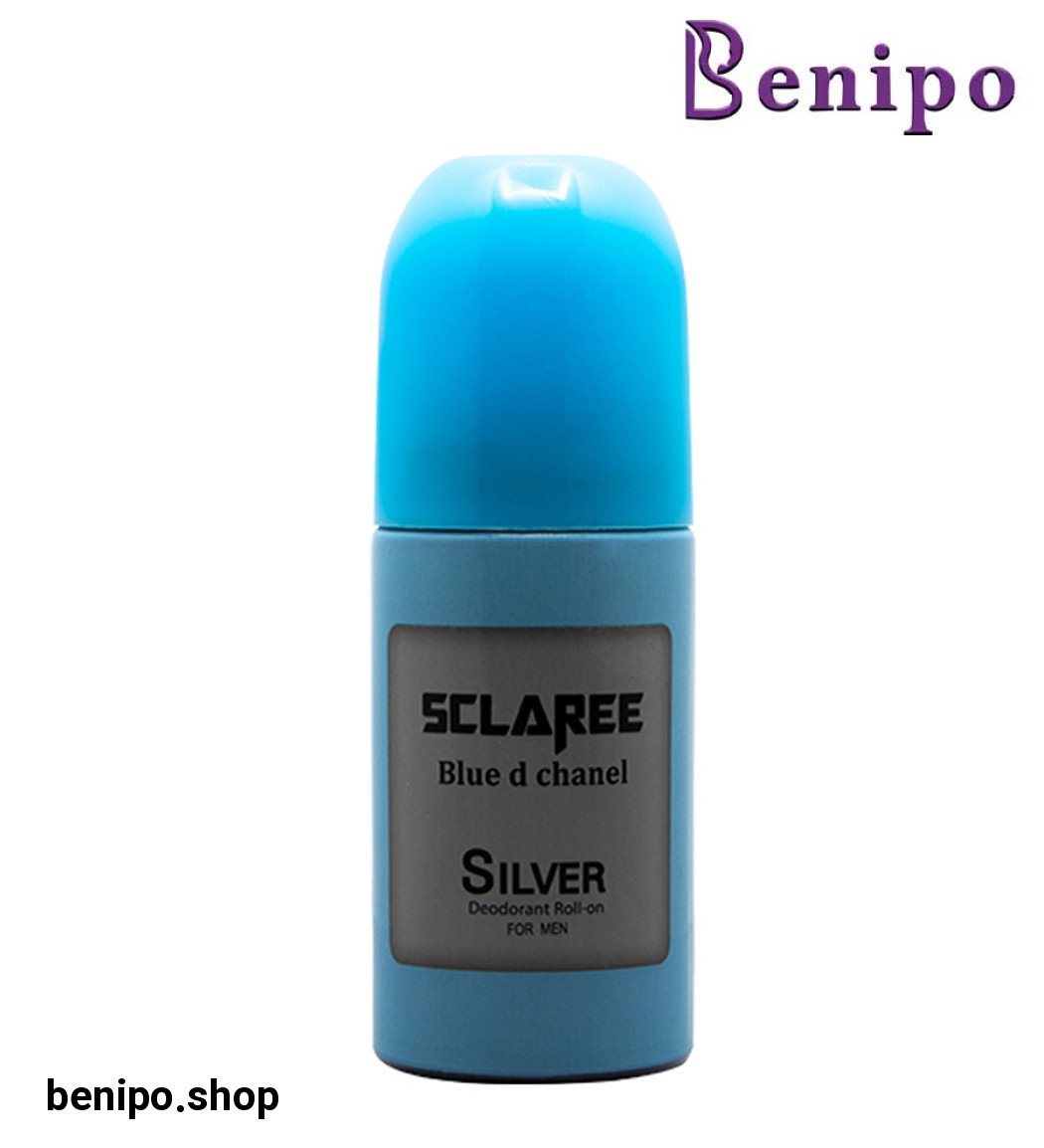 رول ضد تعریق مردانه مدل Silver Blue D Chanel حجم 60 میل
