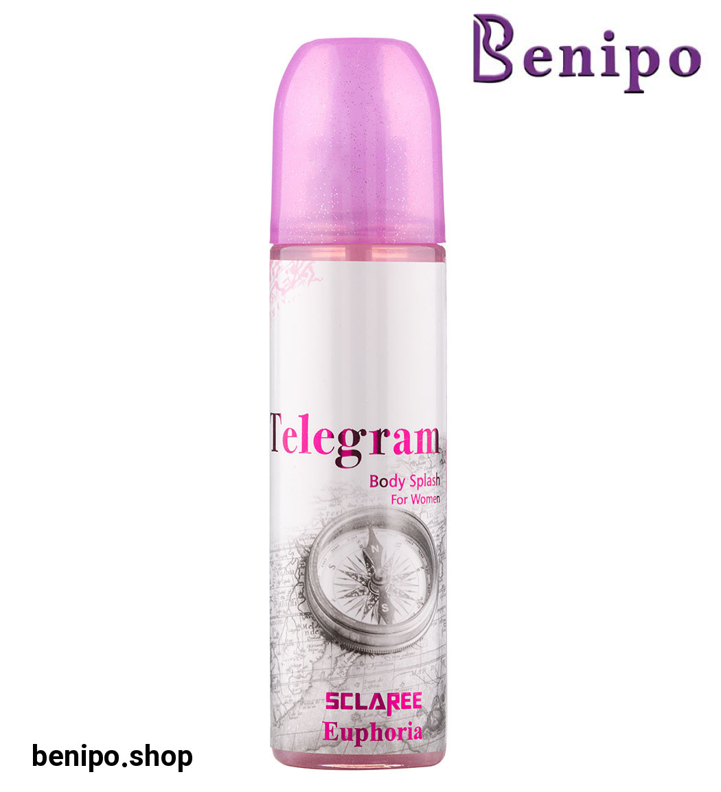 بادی اسپلش مدل Telegram Euphoria حجم 230 میلی لیتر