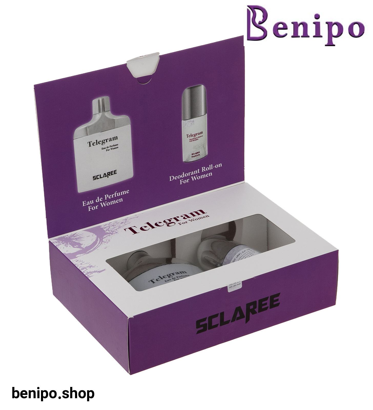 ست کادويي زنانه مدل Telegram حجم 85 میل