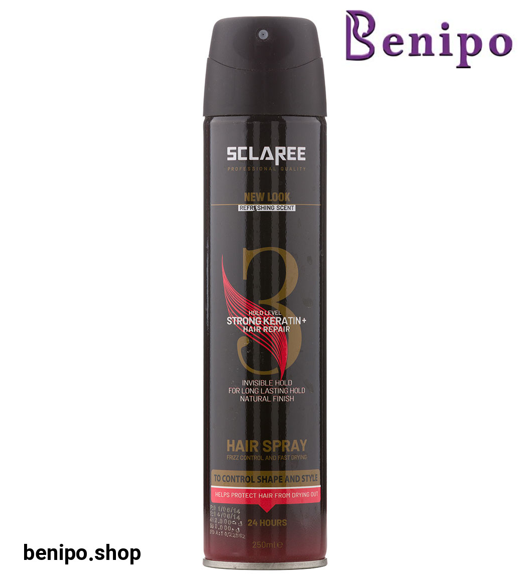 اسپری مو کراتینه و ترمیم کننده مدل Three حجم 250میل