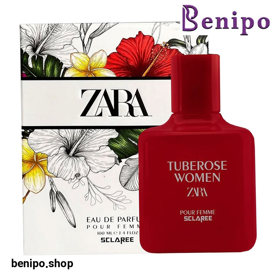 ادو پرفیوم زنانه مدل Tuberose Zara حجم 100 میلی لیتر